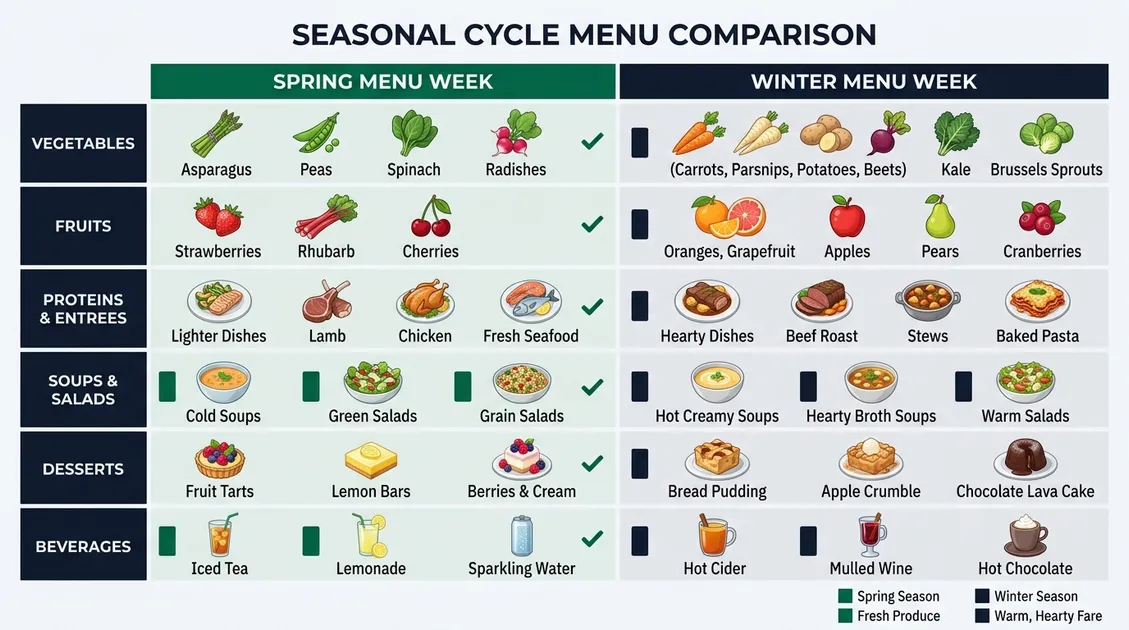 Printed PantryTec sample menu packet showing weekly meal plans, recipes, and shopping lists
