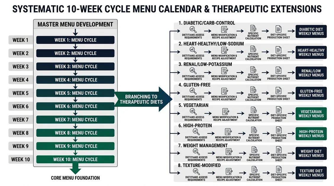 Photo of texture-modified therapeutic diet meals including pureed and finger food options