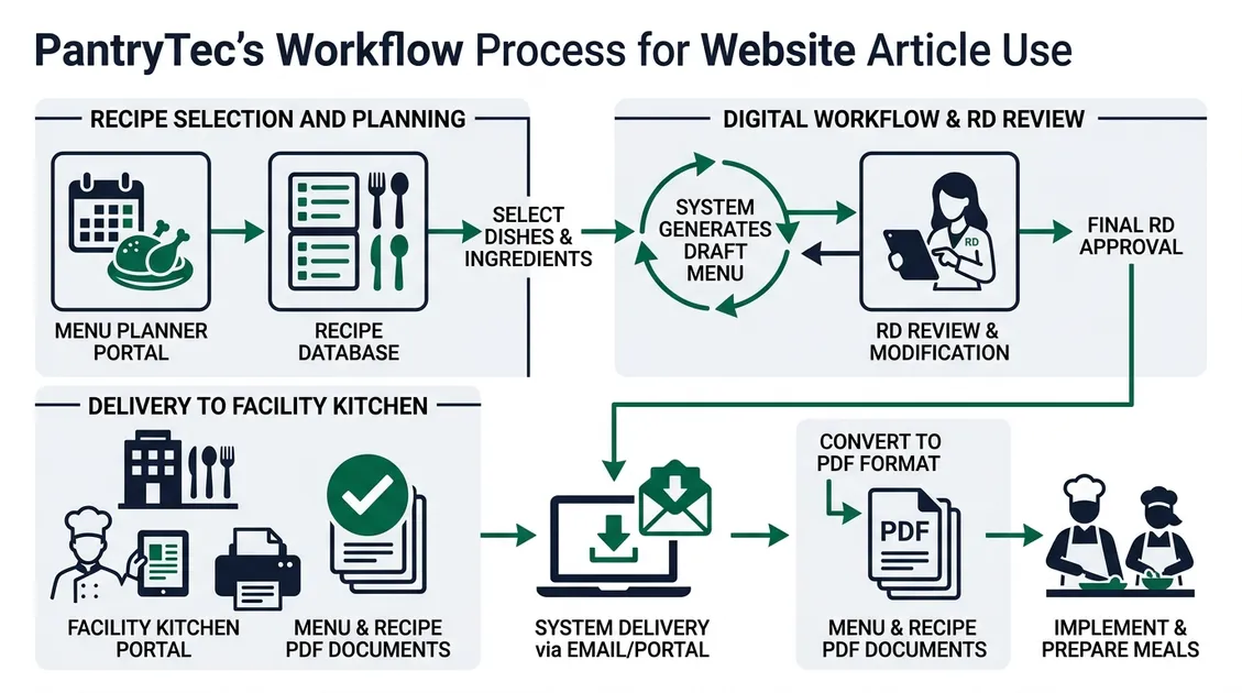 Organized compliance binder with tabbed RD approval letter and nutrient analysis sections
