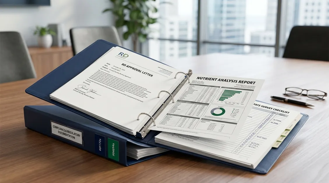 Dietitian-Approved Cycle Menus for Senior Care Facilities - Computer screen displaying menu planning software nutrient analysis dashboard