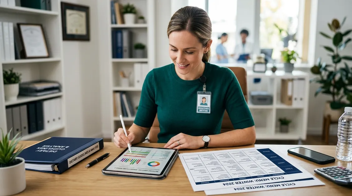 Dietitian-Approved Cycle Menus for Senior Care Facilities - Senior care meal tray with renal-friendly texture-modified pureed meal presentation